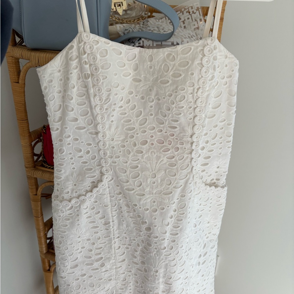 Lilly Pulitzer White Eyelet Mini Dress